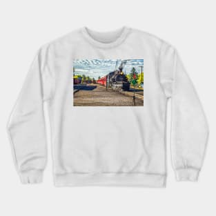 Cumbres and Toltec Narrow Gauge Railroad Chama New Mexico Yard Crewneck Sweatshirt